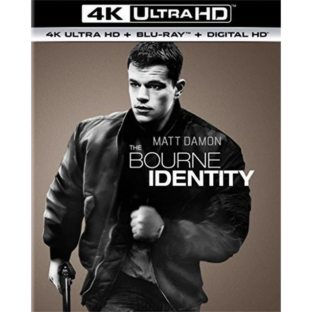 The Bourne Identity (4K Ultra HD + Blu-ray + Digital Copy) - Walmart ...