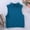 A1005 Blue, variant on Tank Top for Women Mock Neck Sleeveless Slim Fit Ribbed Knit Shell Top Casual Basic High Neck Undershirt Stretchy Lightweight Chic Minimalism Layering Daily Tops