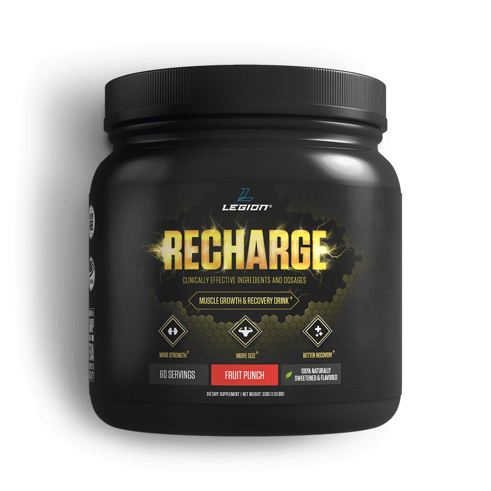 Legion Recharge PostWorkout Supplement, Fruit Punch, 60