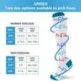 thumbnail image 6 of 6 Pairs Copper Compression Socks for Women & Men Circulation 15-20 mmhg - Better Blood Flow, Swelling, Best Support for Medical, Running, Nursing, 6 of 7