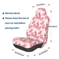thumbnail image 3 of Balery Summer Flamingo Funda de Asiento para Auto con Diseño - Cubierta Frontal Suave y Transpirable con Protector Antideslizante- 1 Unidad, 3 of 5