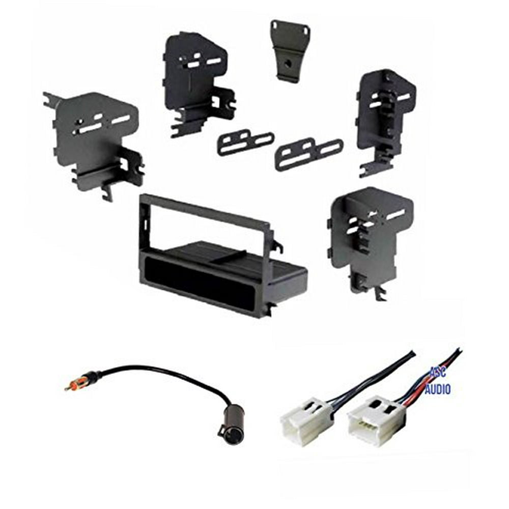 Car Stereo Dash Kit, Wire Harness, and Antenna Adapter for installing a