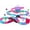 228PCS Pink Race Tracks, variant on JoyStone 275 PCS Dinosaur Race Track Toys, Flexible Dinosaur Train Tracks Playset with 2 Dinosaur Cars and 8 Dinosaur Figures, Dinosaur Toys for Boy Girls