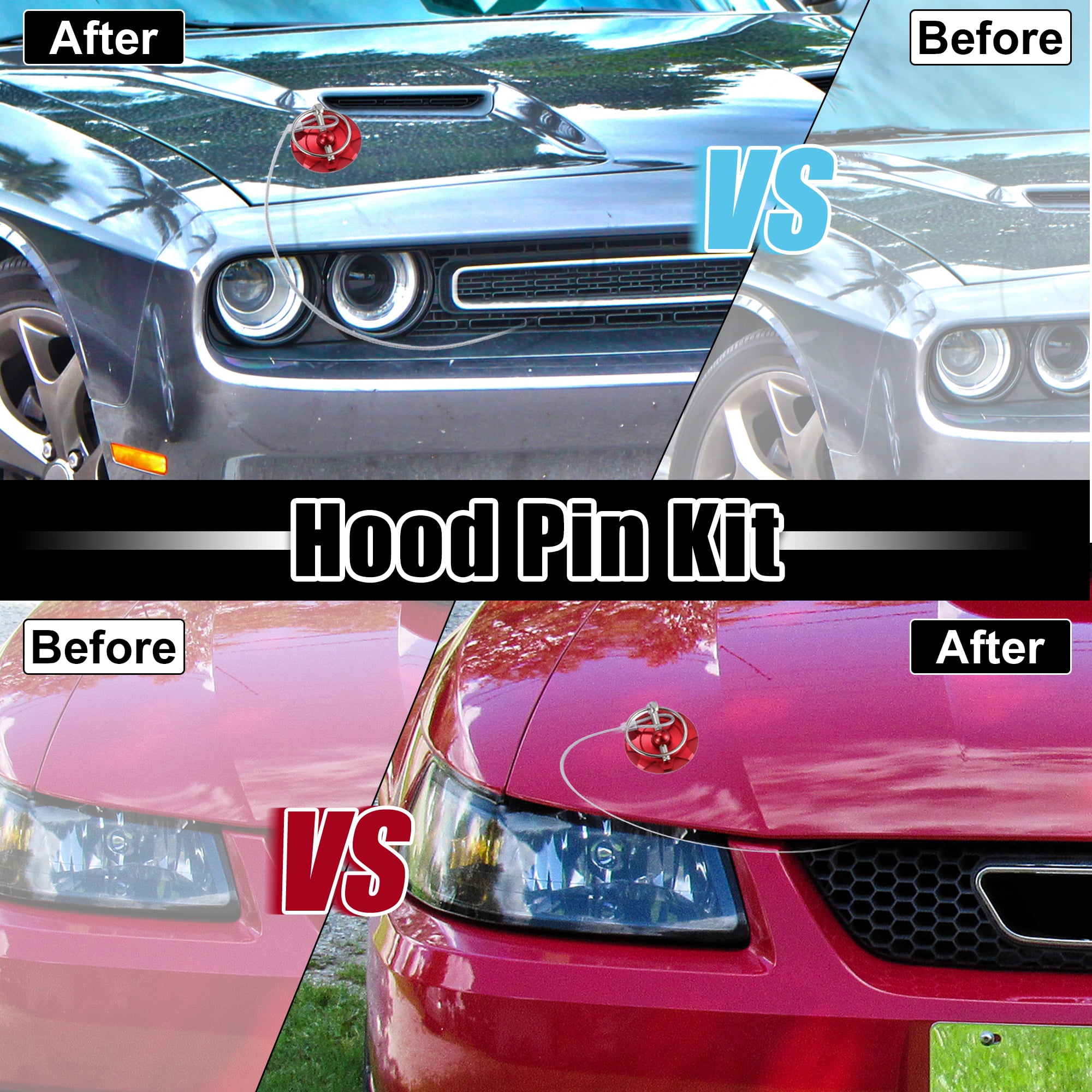 Muscle Car Hood Pin Kits