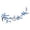 Blue, variant on Blue Plum Blossom Embroidery Patch, Fabric, 1 Count, for Jackets and Jeans, Apparel Accessory