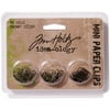 Idea-Ology Metal Paper Clips .625" 48/Pkg-Antique Nickel, Brass & Copper