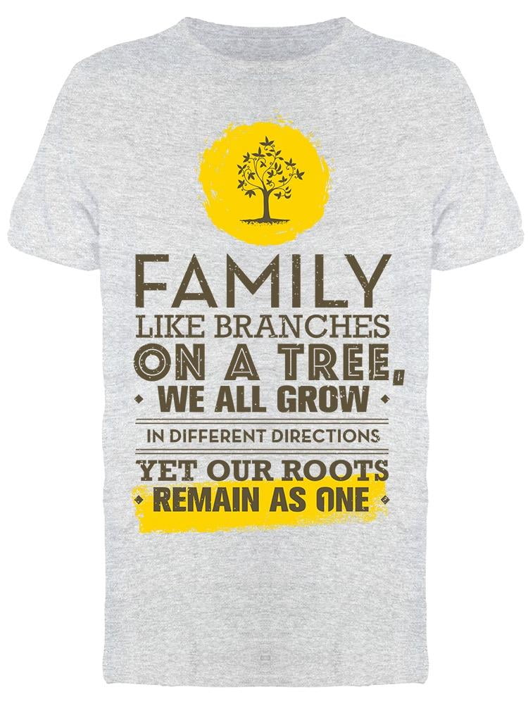 Smartprints - Family Like Branches On A Tree Tee Men's -Image by ...