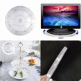 thumbnail image 6 of Clear Lazy Turntable 6" Acrylic Turntable Bearing for Decorating Cookies Clear Swivel Organizer Base, 5.91 inch, Clear 2PCS, 6 of 6
