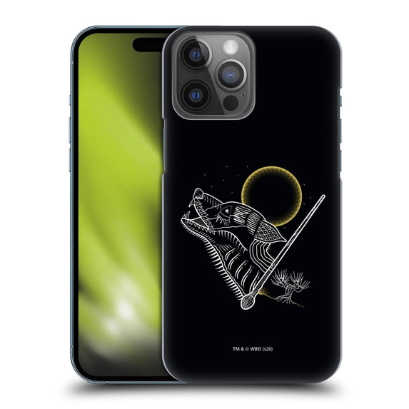 Head Case Designs Officially Licensed Harry Potter Deathly Hallows XXII Werewolf Hard Back Case Compatible with Apple iPhone 14 Pro Max