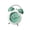 Green, variant on ANXPTIME Battery Operated Analog Alarm Clock Silents No Ticking Clock Bedside Clocks