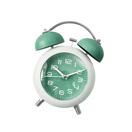 ANXPTIME Battery Operated Analog Alarm Clock Silents No Ticking Clock Bedside Clocks