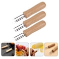 thumbnail image 3 of Shisuyan Fruit Picks Stainless Steel Assorted Color Kitchen Supply 3pcs 3.93x0.79x0.79inch, 3 of 9