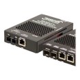 thumbnail image 1 of Transition Networks Stand-Alone - Fiber media converter - GigE - 10Base-T, 1000Base-SX, 100Base-TX, 1000Base-T - SC multi-mode / RJ-45 - up to 1800 ft - 850 nm, 1 of 3