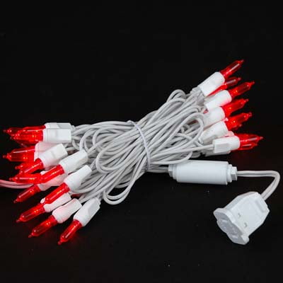 Novelty Lights, Inc. CGT5-35-4-G Commercial Grade LED Christmas Mini Light Set, T5 Bulb ...