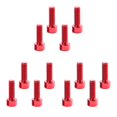 thumbnail image 2 of relayinert 4 Pieces Mountain Water Bottle Cage Bolts Portable Professional Solid Color Removable Screws Accessories Red 3PCS, 2 of 6