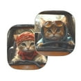 thumbnail image 5 of Jeiento Cute Cat Car Windshield Sun Shade Universal Car Windshield Cover Sun Shade 2 Pcs Car Windshield Sunshade Car Shades for Front Windows Blocks UV Rays Sun Visor Protector Auto Accessory, 5 of 7