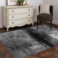thumbnail image 3 of Gray Runner Rug 2.7x5 FT, Non Slip Entryway Carpet, Retro Oil Painting Modern Abstract Art Aesthetics Washable Soft Floor Carpet Entrance Mat Non-Shedding Throw Rug for Hallway Laundry Room Bedside, 3 of 9