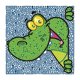 thumbnail image 1 of 5D DIY diamante pintura dibujos animados animal completo redondo taladro cristal Kit imágenes artísticas Hugtrwg Para estrenar, 1 of 9