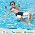 thumbnail image 4 of YSTIANN 4-in-1 Pool Float for Adults - Multi-Purpose Inflatable Raft & Water Hammock, Thick PVC Lounger for Swimming Pools, Lakes & Vacation Use AZ78-4441, 4 of 7