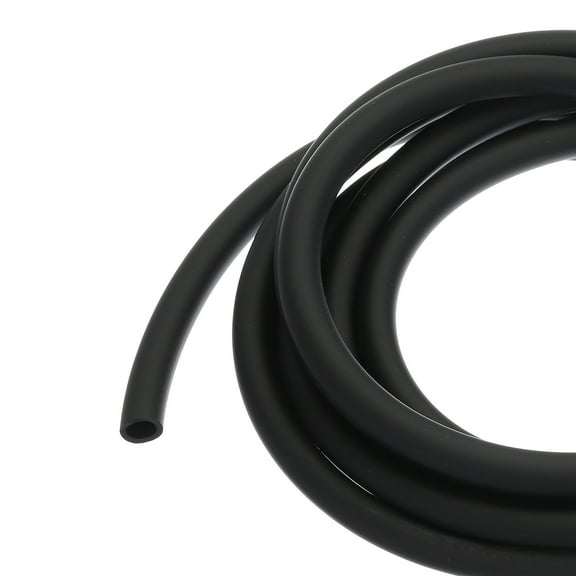 Uxcell Petrol Fuel Line Hose 3/16" x 5/16" 6.6ft Black for Chainsaws Lawn Mower String Trimmer Blowers Small Engine