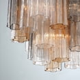 thumbnail image 3 of Crystorama Addis 4 Light Aged Brass Chandelier - 17.75"W x 13.75"H x 17.75"D, 3 of 12