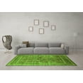 thumbnail image 3 of Ahgly Company Indoor Rectangle Oriental Green Industrial Area Rugs, 5' x 7', 3 of 4