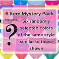 thumbnail image 2 of ToBeInStyle Girls' Pack of 6 Mystery Seamless Underwear Bottoms - Bikinis, 2 of 5
