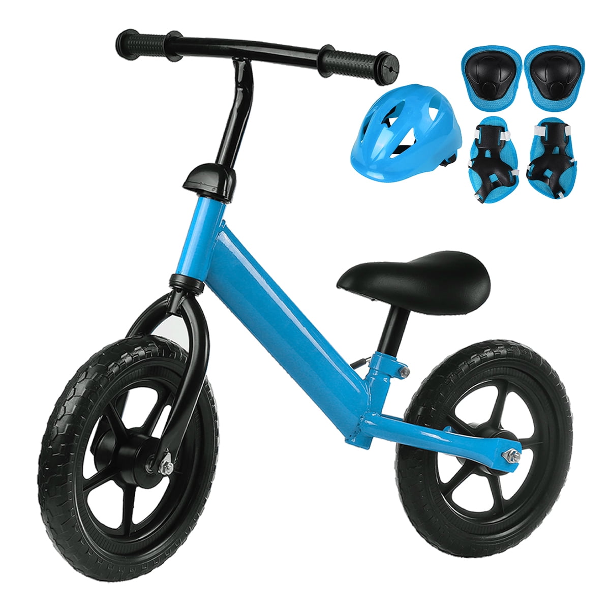 Kids Balance Bike with Protective Gears Combo Set, Toddler No Pedal