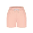 thumbnail image 6 of Women's Casual Cotton Shorts with Elastic Waist - Soft, Breathable, and Comfortable for Everyday Wear, Sports, and Summer, 6 of 7