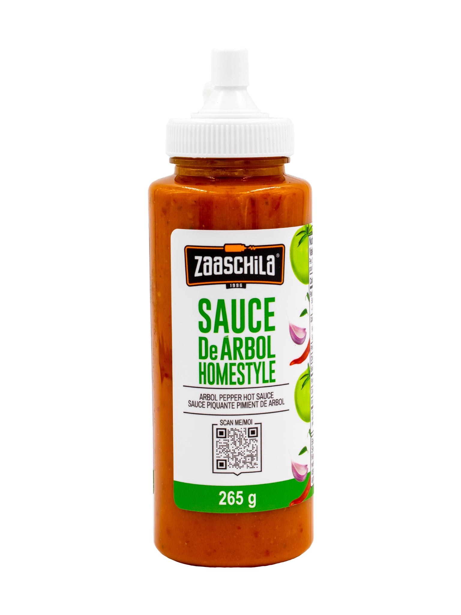 Zaaschila Sauce piquante au piment Arbol
