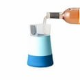 thumbnail image 4 of Rabbit Freezable Cocktail Maker, 32 oz Frozen Drink Mixer for Margaritas, Piña Coladas, Mocktails - Complete Set Carafe, Sleeve, Stir Spoon, Recipe Booklet - Ideal for Parties & Gatherings (Blue), 4 of 7
