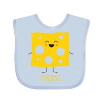 Inktastic Cute Kawaii Cheese Boys or Girls Baby Bib