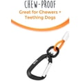 thumbnail image 4 of Mighty Paw Chew-Proof Cable Dog Leash, 6ft - Orange, 4 of 10