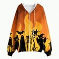 thumbnail image 5 of Towmus Oversize Hoodies for Women Y2K Halloween Sweatshirt Zip Up Jackets Long Sleeve Cardigan Sweater Shirts, 5 of 6
