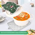 thumbnail image 3 of Yayeee Pot Holders Kitchen Heat Resistant with Pocket 7"x9.8" Cotton Oven Cooking Hot Pads, Christmas Hats, 3 of 7