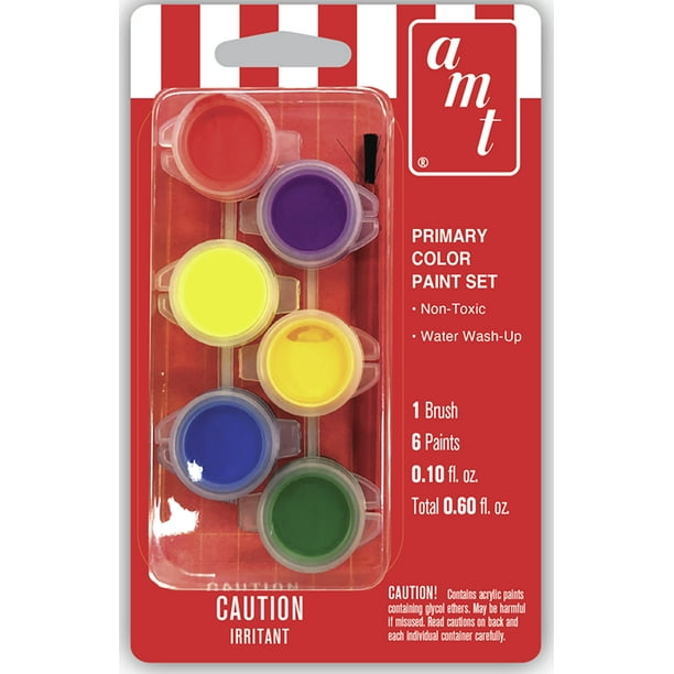 AMT 6pc Model Kit Paint Set