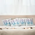 thumbnail image 7 of Ambesonne Moon Throw Pillow Cover 4 Pack, East Oriental Inspired Image, 16", Lilac Blue White, 7 of 7