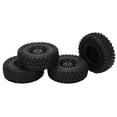 thumbnail image 4 of Roue de Pneu de Voiture de RC, Roue de Pneu de Voiture de Résistance à l'Usure RC 4PCS Excellente pour MN D90 D91 D96 D99 pour WPL B14 B24 C14 C24 R789BL Noir, R789S Argent, 4 of 8