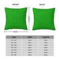 thumbnail image 3 of Rateoe Green Pattern Throw Pillow Cover Premium Pillow Stuffer Sham Square for Decorative Cushion Bed Couch Sofa(Pillow insert not included), 3 of 8