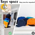 thumbnail image 5 of Wall Mounted Baseball Cap Holder Space-Saving Hat Organising Racks for Clothing Store, 5 of 5