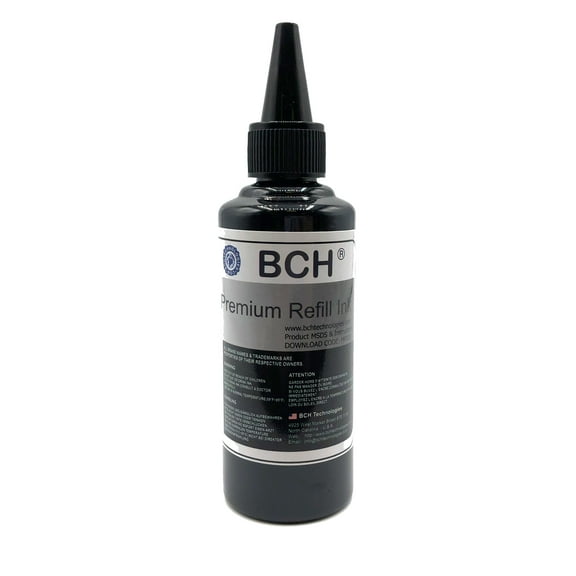 Premium DTF Direct-to-Film Ink for Inkjet Printer Heat Transfer Printing - 100 ml Black