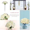 thumbnail image 4 of 10 Pieces Gift Silk Hydrangea Flower Head Blooming Fake Hydrangea, 4 of 5