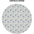 thumbnail image 3 of Round Tablecloth 60 Inch, Farmhouse Blue Gray Rustic Tablecloths Round Water Resistant Table Cloths Outdoor Tablecloth for Dining, Party, Buffet, Wedding, 3 of 8