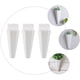 thumbnail image 4 of GOOHOCHY Florero decorativo hidropónico para colgar en la pared, 3 piezas, adorno para el hogar (blanco), 4 of 7