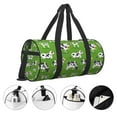 thumbnail image 5 of Easygdp Cows With Calfs Green Travel Bag, Camping, Weekend, Carry On Overnight Duffel Bag with Shoulder Strap, 5 of 8