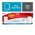 thumbnail image 1 of Command™ Bath Hand Towel Bar BATH42-EF, Medium, Plastic, 3 lb (1.3 kg), 1 Bar, 4 Strips, 1 of 6