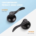 thumbnail image 2 of GFDYREE Matte Black Keyless Interior Door Handles Closet Door Handle, Classic Passage Door Lever Indoor Use for Hallway and Closet, Door Levers for Left/Right Handing, 2 of 7