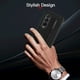 Qoosea pour Samsung Z Fold 3 Cas avec Porte-Stylo PU Cuir + PC Matériel Cas avec Kickstand Entreprise de Luxe Plein – image 5 sur 5