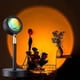 thumbnail image 2 of puesta de sol con hojas de hiedra artificial y controlada por aplicación, lámpara de puesta de sol de ambiente, lámpara de proyector para decoraciones de fiesta de cumpleaños de dormitorio interior, 2 of 5