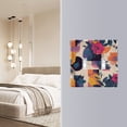 thumbnail image 4 of Yayeee Toggle Light Switch Wall Plate 2-Gang 4.56"x4.48" Decorative Outlet Cover, Flowers Pattern Style, 4 of 7